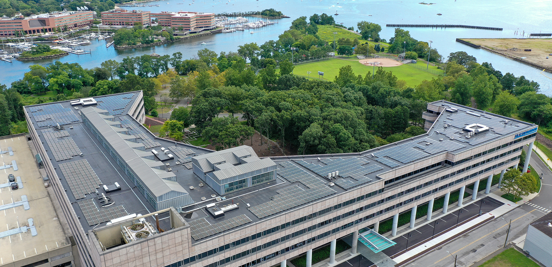 100 Elmcroft Road Aerial View